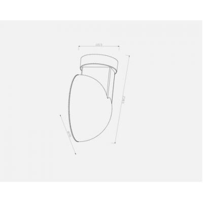 Nordlux Clarso kinkiet zewnętrzny 1x10 W czarny 2418211003