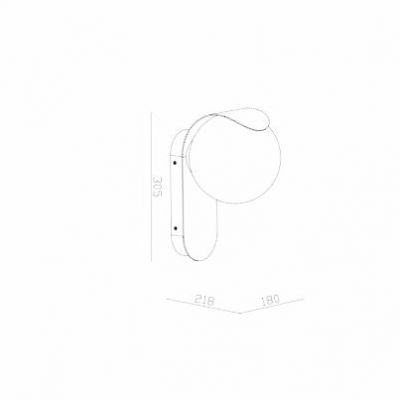 Nordlux Dalius kinkiet zewnętrzny 1x10 W czarny 2418271003