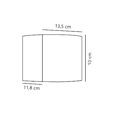 Nordlux Milda kinkiet zewnętrzny 1x4,9 W czarny 2418351003