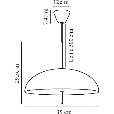 Nordlux Versale lampa wisząca 1x40 W brązowa 2420013009