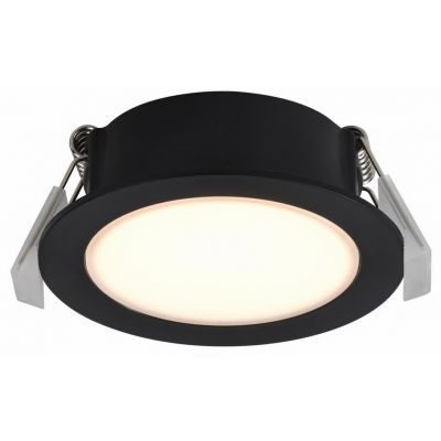 Nordlux Olea lampa do zabudowy 1x4,4 W czarna 3pak 2510400103