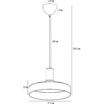Nordlux Elvas cork lampa wisząca 1x60 W zakurzona zieleń 2512033023