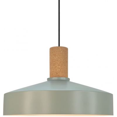 Nordlux Elvas cork lampa wisząca 1x60 W zakurzona zieleń 2512033023