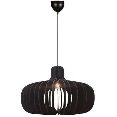Nordlux Hazo lampa wisząca 1x60 W czarna 2512073003