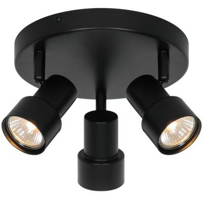 Nordlux Boston lampa podsufitowa 3x5 W czarna 2512370103