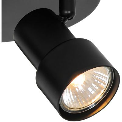 Nordlux Boston lampa podsufitowa 3x5 W czarna 2512370103