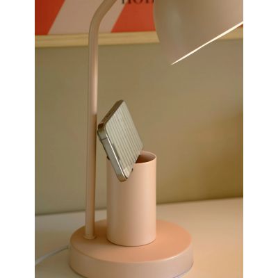Nordlux Devone lampa biurkowa 1x15 W zakurzona róża 2512405057