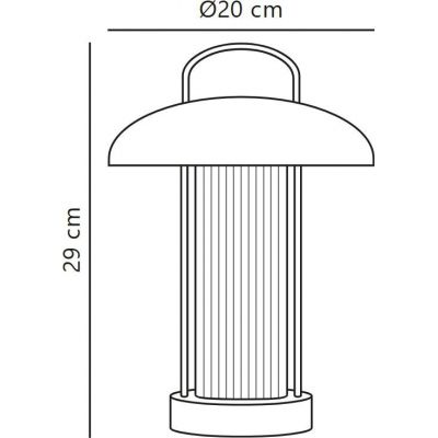 Nordlux Mirano lampa stołowa 1x3 W zielona 2512505023