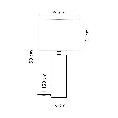 Nordlux Antiga lampa stołowa 1x60 W biała 2512625001