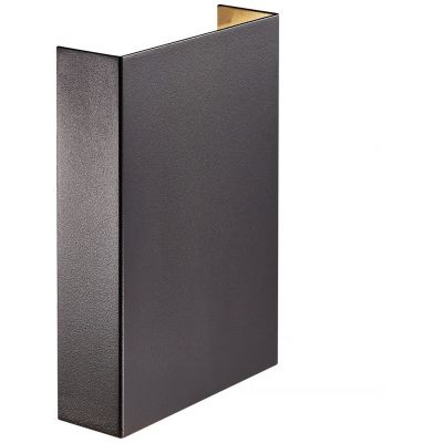 Nordlux Fold kinkiet zewnętrzny 2x5 W czarny nadmorski 2518041203