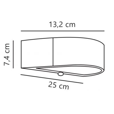 Nordlux Monay kinkiet 1x5 W czarny 2518351003