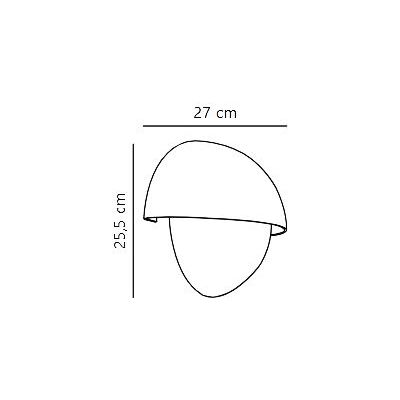 Nordlux Scorpius kinkiet zewnętrzny 1x25 W czarny 2518421003