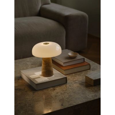Nordlux Glossy Mini lampa stołowa 1x15 W beżowa 2520015009
