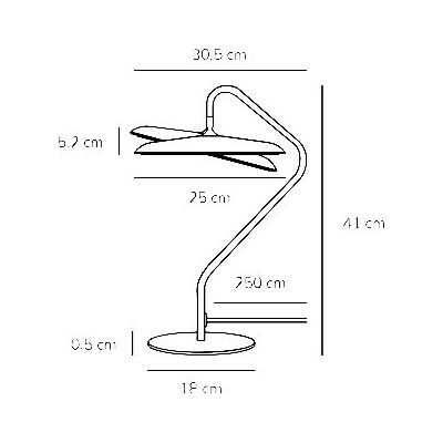 Nordlux Artist lampa biurkowa 1x15 W czarna 2520035003