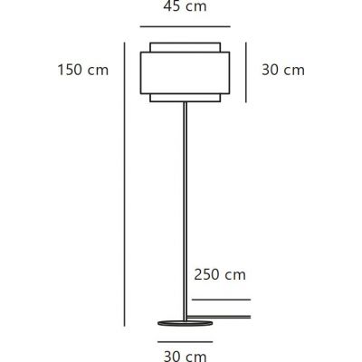 Nordlux Takai lampa stojąca 1x25 W beżowa 2520054018