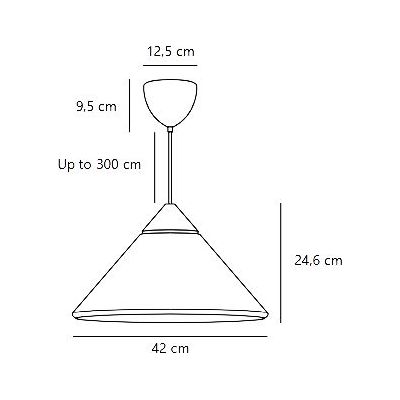 Nordlux Kinto lampa wisząca 1x60 W biała 2520083001