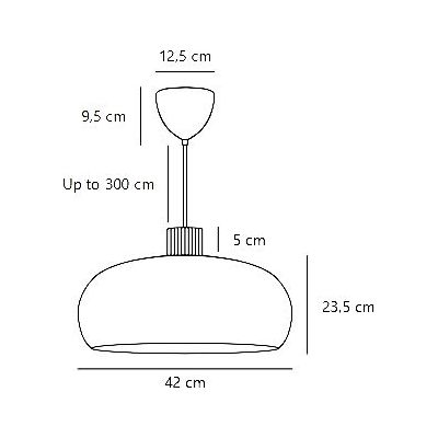Nordlux Aurelio lampa wisząca 1x25 W czarna 2520103003