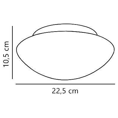 Nordlux Ufo plafon 1x15 W biały 25576000