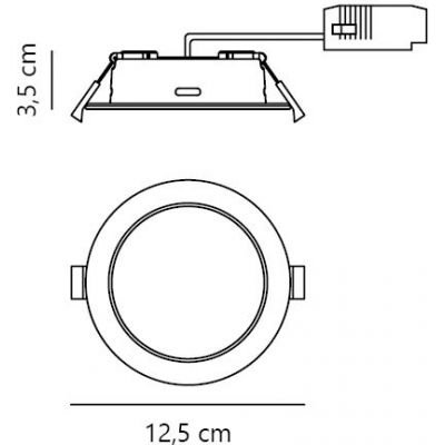 Nordlux Manacor lampa podsufitowa 1x6 W biała 2610010001