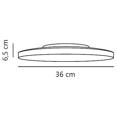 Nordlux Serenova lampa podsufitowa 1x18 W biała 2610066001