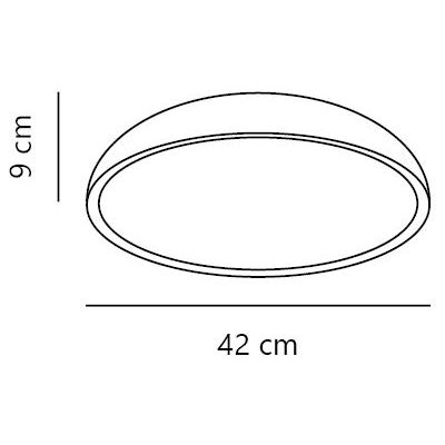 Nordlux Penelopa lampa podsufitowa 1x24 W biała 2610106001
