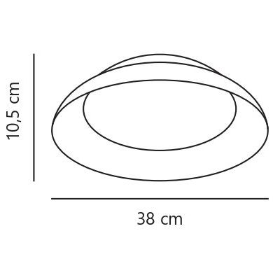 Nordlux Nivora lampa podsufitowa 2x10 W biała 2610156001