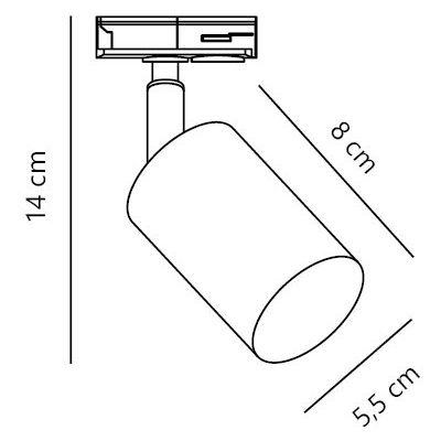 Nordlux ExplorLink lampa do szynoprzewodów 1x7 W czarny 2610189903