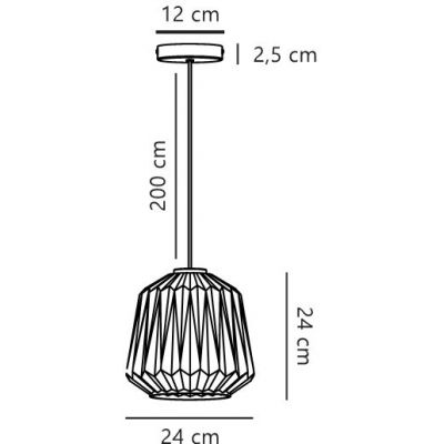 Nordlux Elbie lampa wisząca 1x15 W opal 2612323001