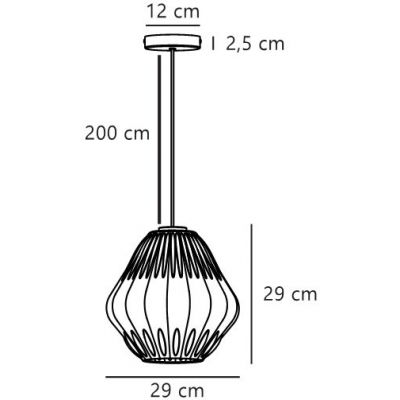 Nordlux Maluca lampa wisząca 1x15 W opal 2612343001