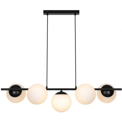 Nordlux Lilly lampa wisząca 5x10 W czarna 2612623003