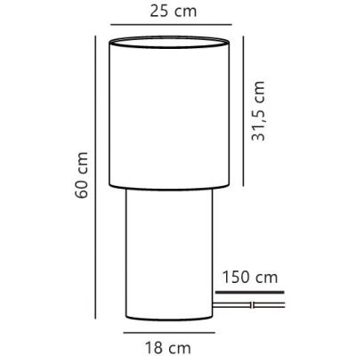 Nordlux Izara lampa stojąca 2x15 W beżowa 2612904009