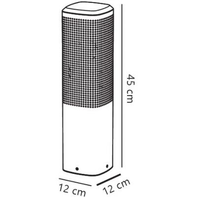 Nordlux Sidara lampa stojąca zewnętrzna niska 1x15 W czarna 2618448203