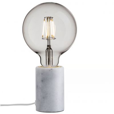 Nordlux Siv Marble lampa stołowa 1x60 W biała 45875001