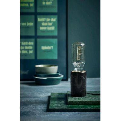 Nordlux Siv Marble lampa stołowa 1x60 W czarna 45875003