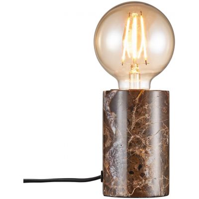Nordlux Siv lampa stołowa 1x60W brązowy/czarny 45875018