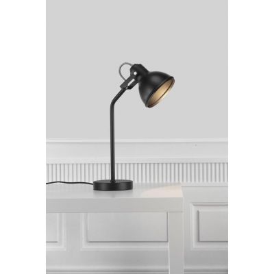 Nordlux Aslak lampa biurkowa 1x15W czarna 46685003