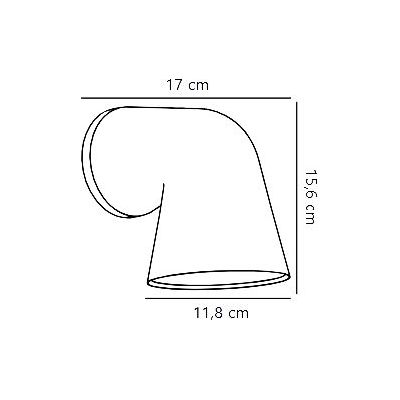 Nordlux Front kinkiet zewnętrzny 1x28 W czarny 46801003