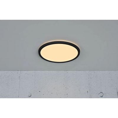 Nordlux Oja plafon 1x18W LED czarny/biały 47276003
