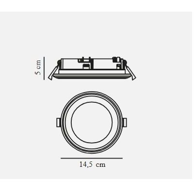 Nordlux Elkton lampa podsufitowa 1x12 W biała 47530101