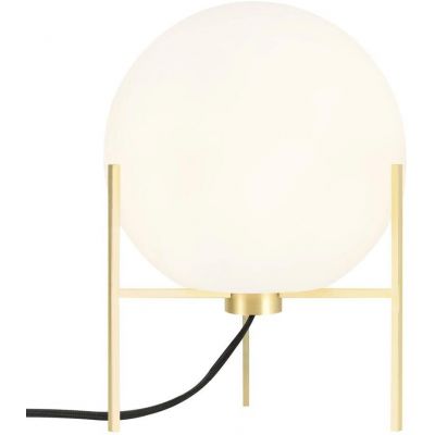 Nordlux Alton lampa stołowa 1x15W biały/mosiądz 47645001