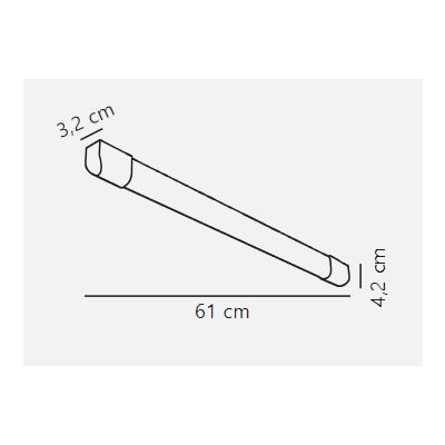 Nordlux Arlington lampa garażowa 10 W 61 cm 47826101