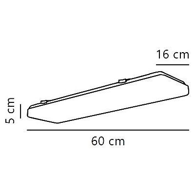 Nordlux Trenton lampa podsufitowa 1x23 W biała 47856101