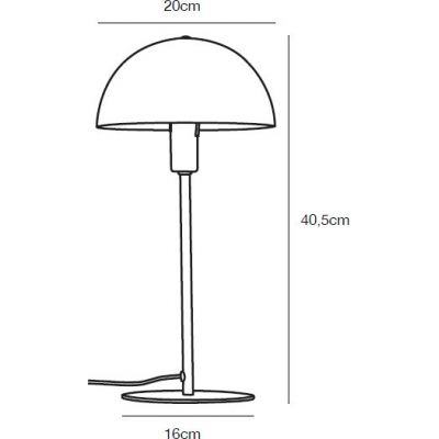 Nordlux Ellen lampa stołowa 1x40W chrom połysk 2213755033