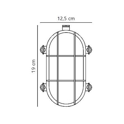 Nordlux Helford kinkiet zewnętrzny 1x12,5 W nikiel 49031055