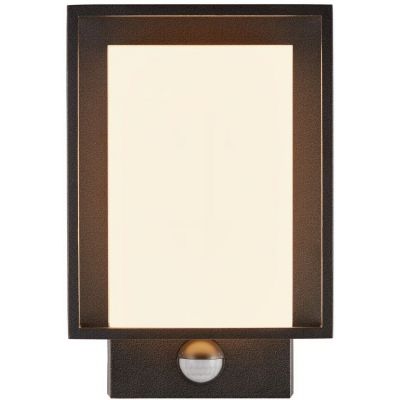 Nordlux Nestor kinkiet zewnętrzny z czujnikiem ruchu i zmierzchu 1x8 W czarny 49051503