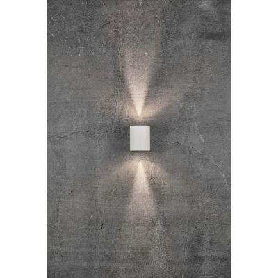 Nordlux Canto kinkiet zewnętrzny 2x6 W biały 49701001