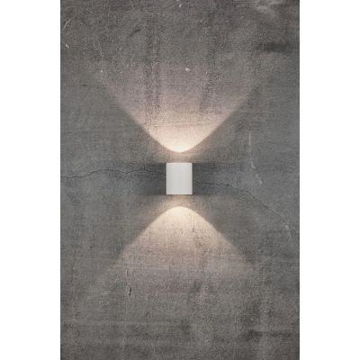 Nordlux Canto kinkiet zewnętrzny 2x6 W biały 49701001