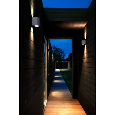 Nordlux Canto kinkiet zewnętrzny 2x6 W szary 49701010