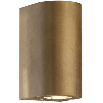 Nordlux Canto Maxi kinkiet zewnętrzny 2x28 W mosiądz 49721035