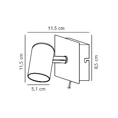 Nordlux Frida kinkiet 1x35 W biały 49801001